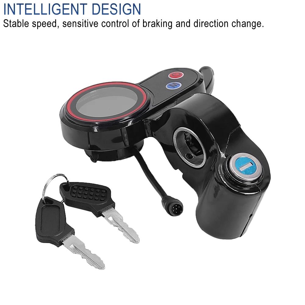 Wyświetlacz LCD do hulajnogi elektrycznej Hitway H5 Kickscooter 6-pinowy wyświetlacz z blokowanym instrumentem panelu sterowania akcesoria