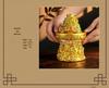 Treasure Bowl Wealth-Attracting Candle for Home and Temple