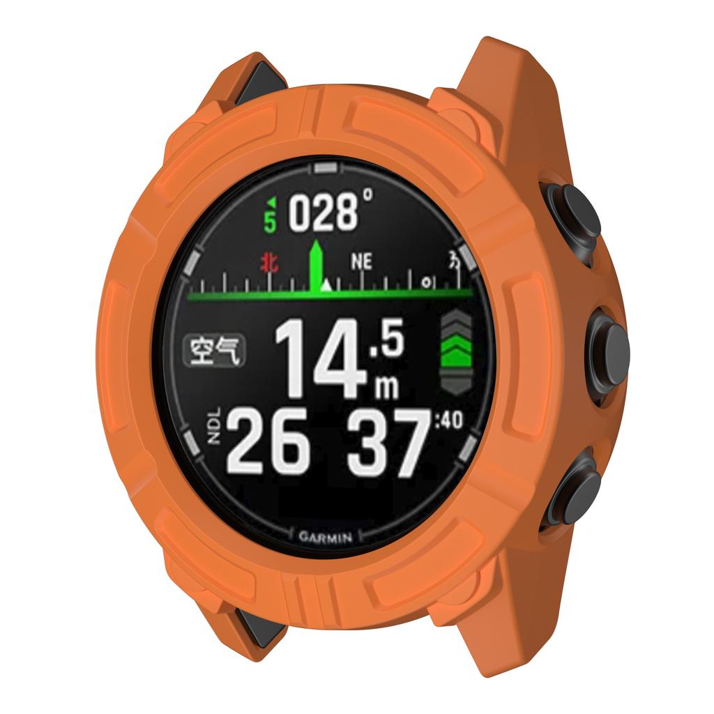 Armor Hollow TPU Protector Case For Garmin Descent G2 Frame Hard Cover Printing Protective Watch Shell Descent G2  Cases Bumper