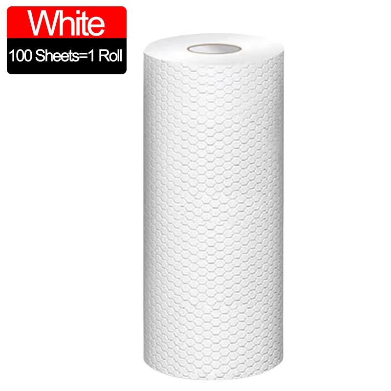 

600/100pcs Reusable Kitchen Disposable Rags Reusable Non-Woven Cleaning Cloths Washing Dishcloths Rag Cloth Towels Scouring Pads