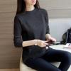 Loose Sweater Knit Ladies Split Winter Round Neck Pullover Sweater Women Korean Knitwear Jumper Tops