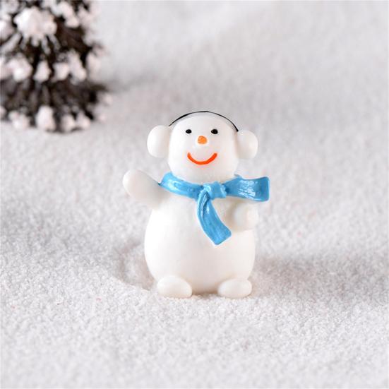 Statuie în miniatură, manopera rafinată, aplicație largă, rășină, tematică de Crăciun, micropeisaj, statuie de birou, ornament pentru casă