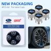 Box Aluminum Alloy Car Wheel Tire Valve Caps Stem Cover For Subaru STI XV Forester BRZ Outback Legacy Crosstrek WRX 2006 Smart Y16