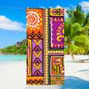 African Style G-Geometric Print Towel Beach Oversized Soft Ultra Absorbent Quick Drying Large Pool Travel Camping Bathroom