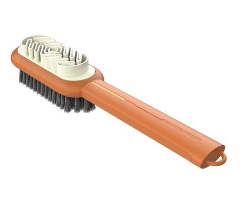 2 Sided Long Handle Suede Cleaning Brush Shoe Brush Sneakers Cleaner Shoes Stain Dust Boot Cleaner Stain Removal Rubber Brush