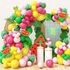 Fruit Theme Ballon Arch Kit Multicolor Latex Decorative Ballon Set Strawberry Lemon Watermelon Pineapple Party Balloons Shower