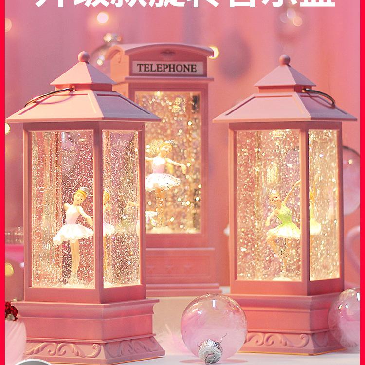 Rotating Crystal Ball Music Box - Ballet Princess Gift for Little Girls' Birthdays
