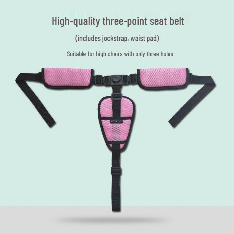 Uniwersalne pięciopunktowe pasy bezpieczeństwa do krzesełek dziecięcych i wózków spacerowych