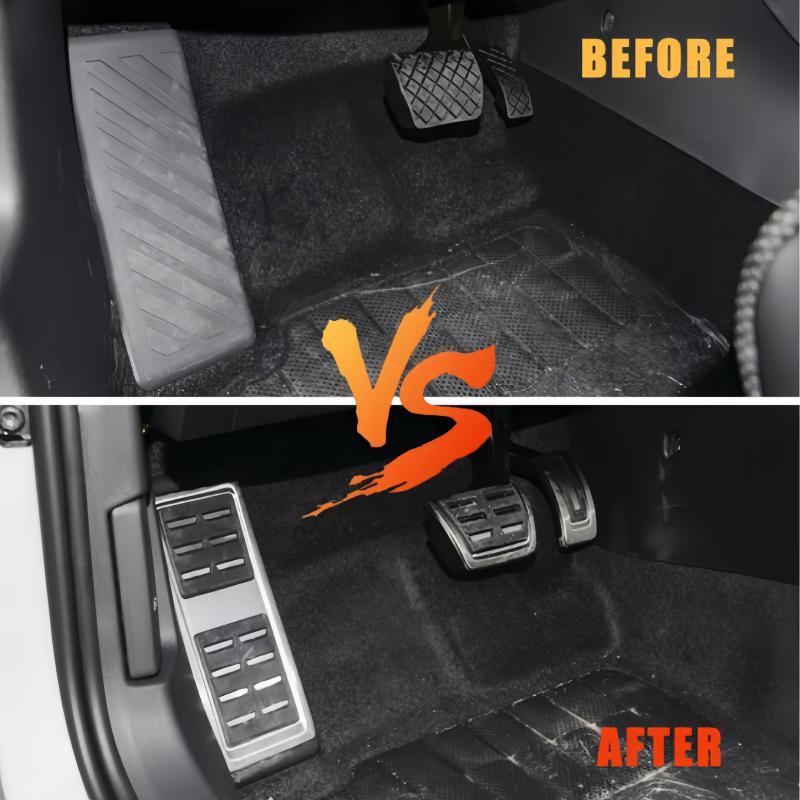 Stainless Steel Pedal Cover for Volkswagen VW Golf 7 8 GTi MK7 Polo A05 Passat B8 Skoda Kodiaq Rapid Octavia 5E 5F A7 2014-2023