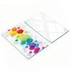 Decorative Glass Cutting and Serving Boards Colorful Cubes 2X30X52 Cm
