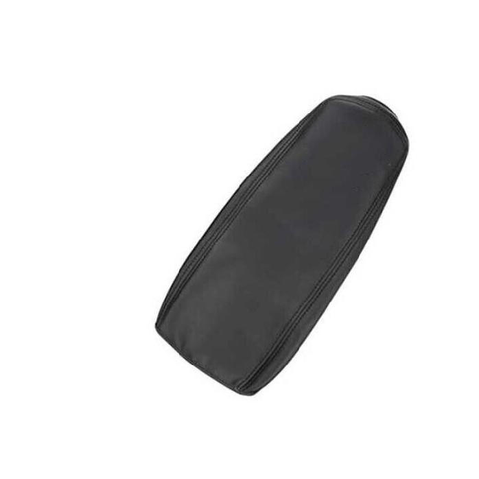 Fit For Cadillac XT4 2019-22 Black Leather Middle Console Armrest Cover Car Trim
