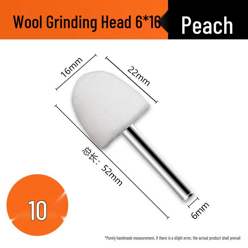 Wool Felt Bullet Polishing Head Set