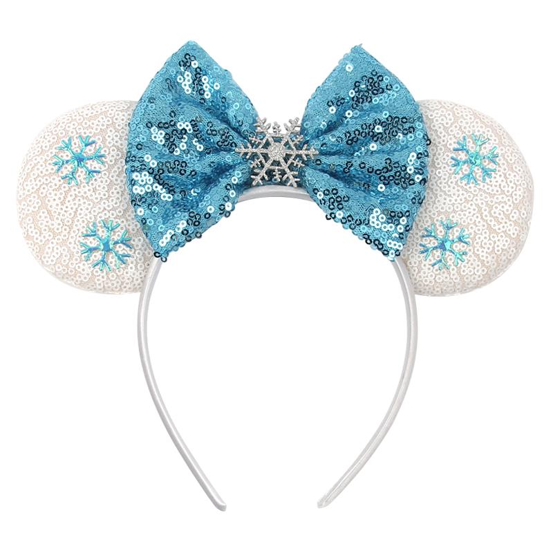 Disney Glänzendes Schloss Mausohren Stirnband Jungen Mädchen Festival Party Cosplay Haarband Frauen DIY Haarschmuck Cartoon Geschenk