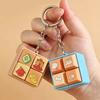 Four-key Fingertip Pressing Key Keychain Adult Stress-relieving Finger Keyboard Game Key Chain Fun with Sound and Light Toys