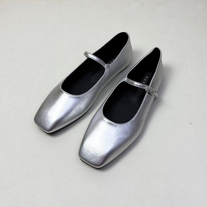 Fashion Fashion Buckle Strap Ladies Flats With Shoes Summer Spring Casual Female Shallow Women Mary Janes Flats Shoes