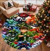 Ben 10 Cartoon Pattern Round Rug, Indoor/Outdoor Mat, for Picnic, Gameroom, Bedroom, Office, Living Room, Home Decor Carpet, Birthday Gift