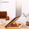 Solid Wood Foldable Laptop and Tablet Stand with Cooling Feature