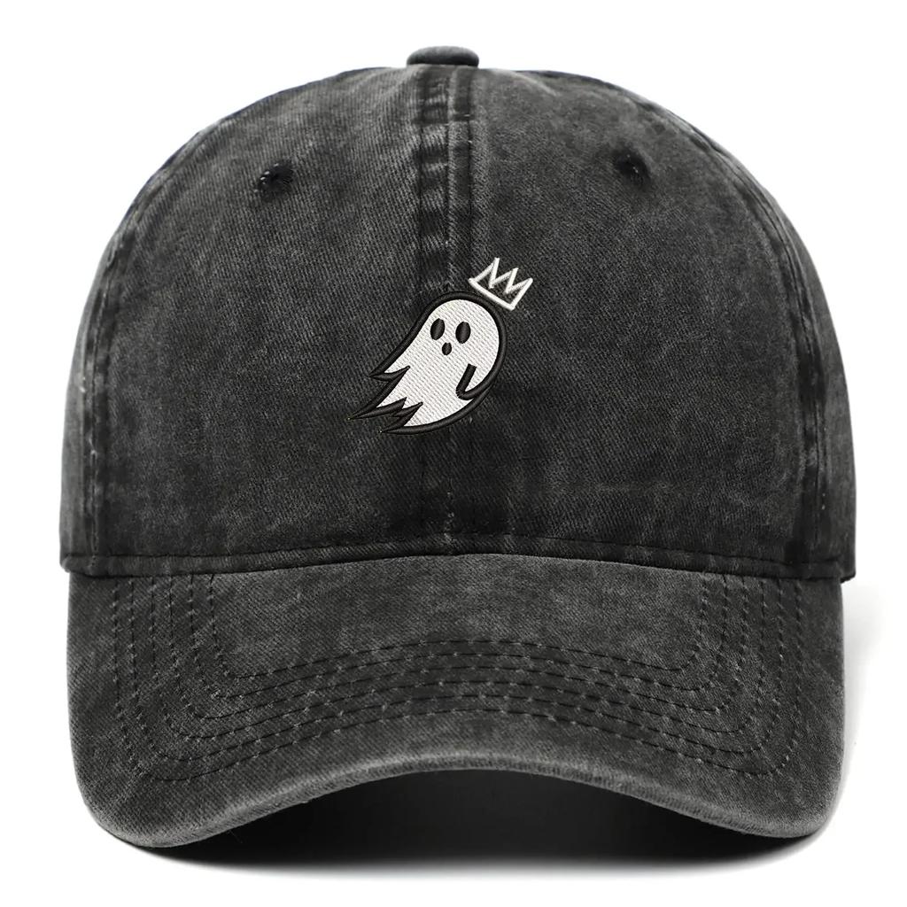 Süße Geister Baseballkappen für Halloween Herren Damen Verstellbare Sportliche Trucker-Kappe Snapback Lustige Boo Papa-Kappe Unisex Erwachsene
