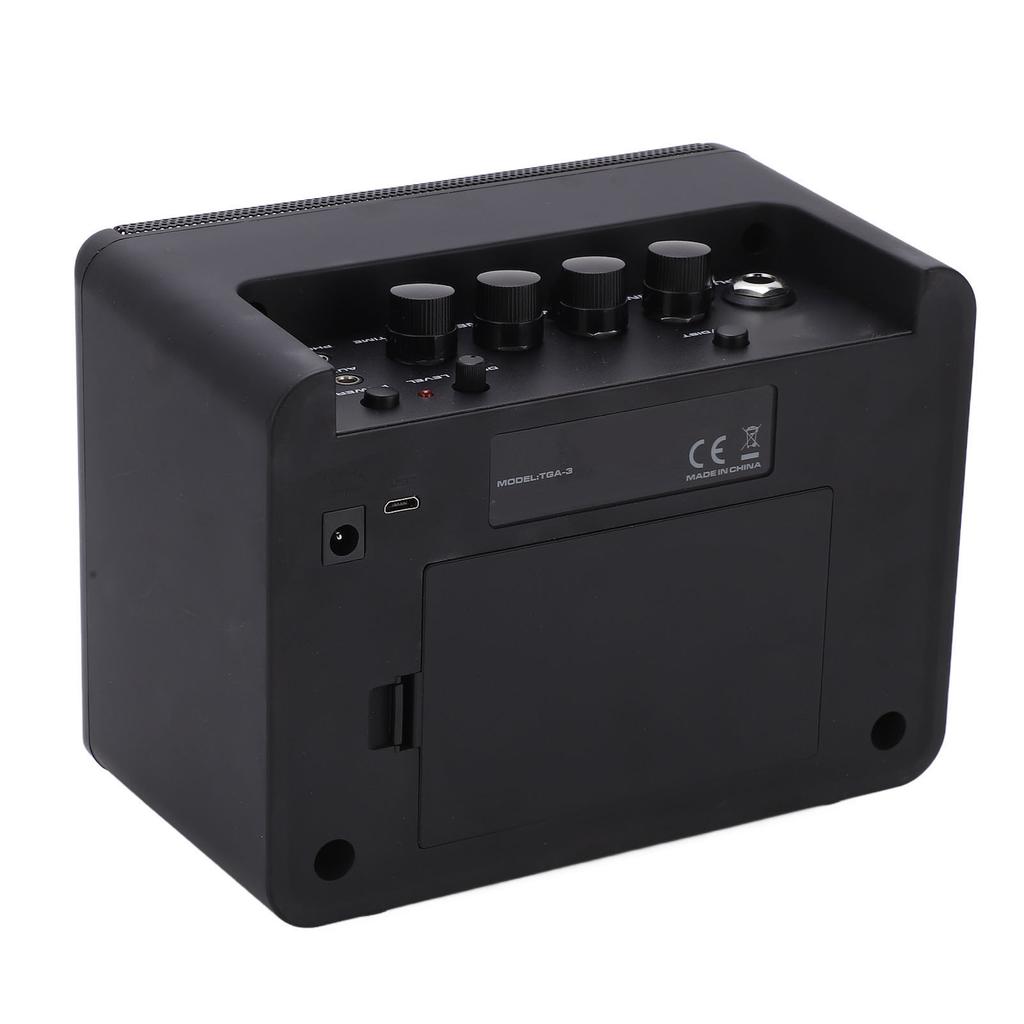 Guitar Speaker Mini Portable Distortion 2 Channel Tape Delay for Practice 100‑240VUS Plug