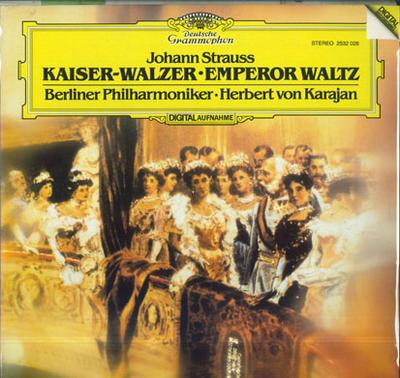 LP Record HERBERT VON KARAJAN BERLINER PHILH  KaiserWalzer 2532026 DEUTSCHE GRAMM 1985 Venezuela Classical Used
