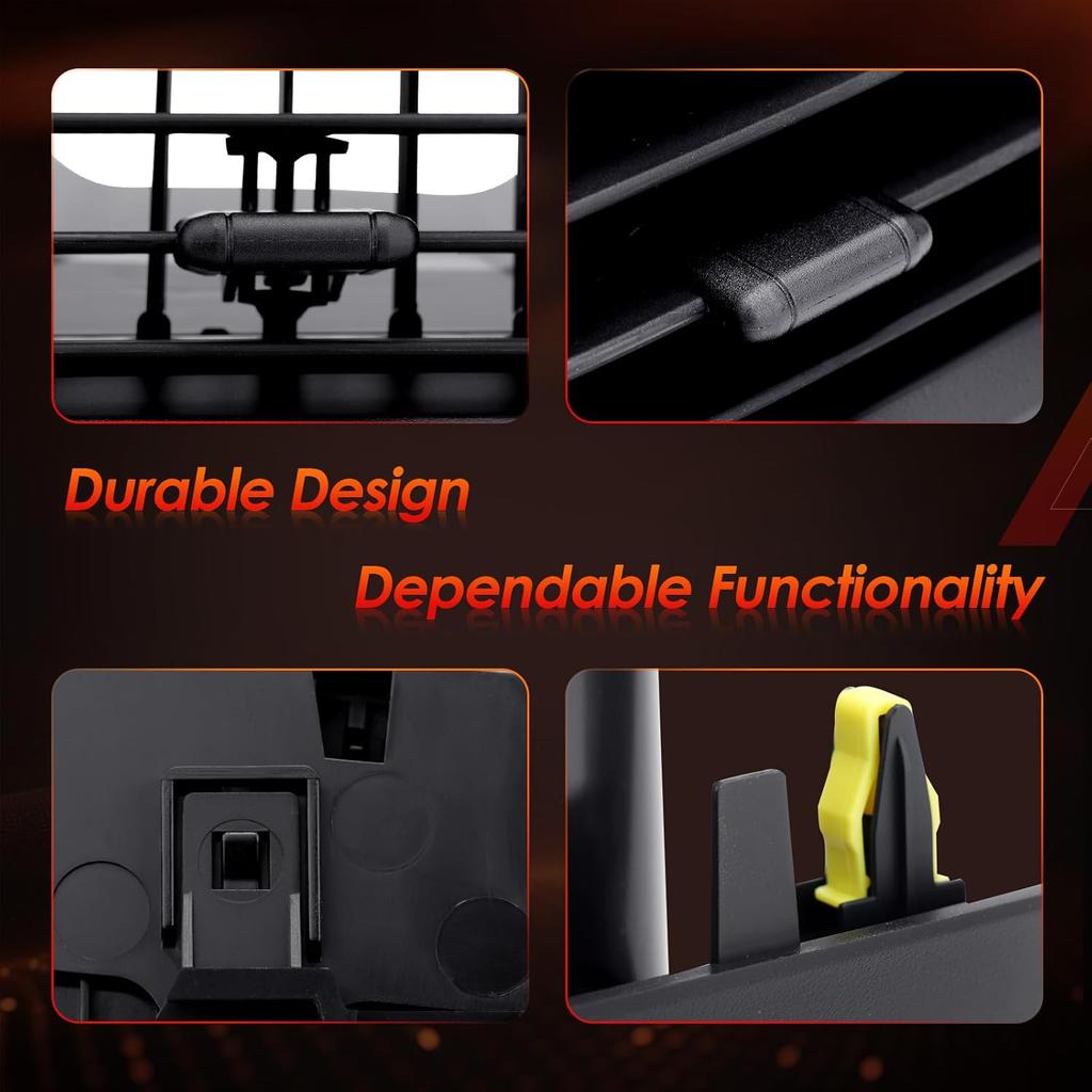 Center Dash A/C Air Vent Trim Cover, Compatible with 2006-2012 RAV4, Console Outlet Grille ert Panel, Replaces# 55670-42060-B0