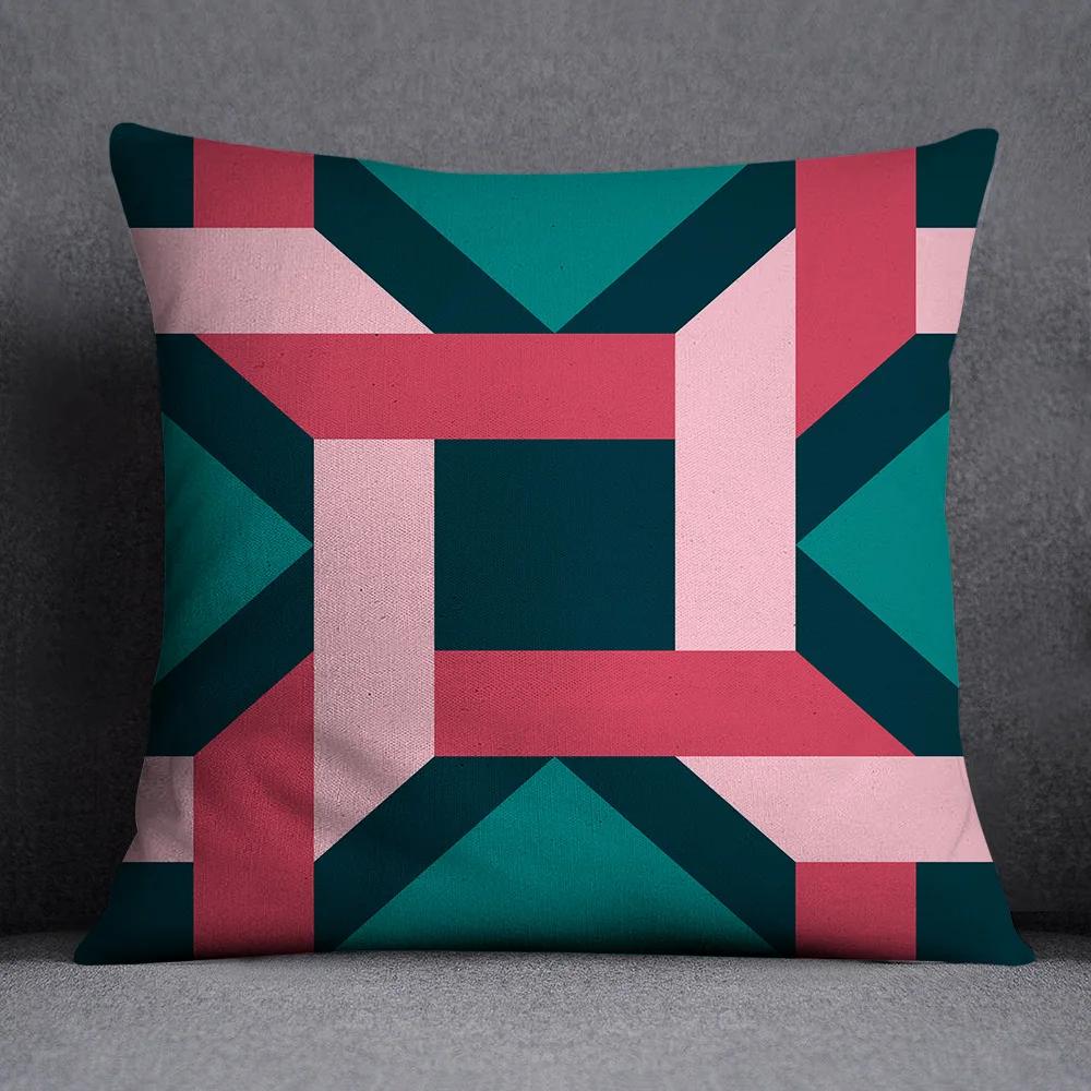 Wohnkultur Geometrische Design Kissenbezug Schlafzimmer Wohnzimmer Minimalistischen Büro Auto Innen