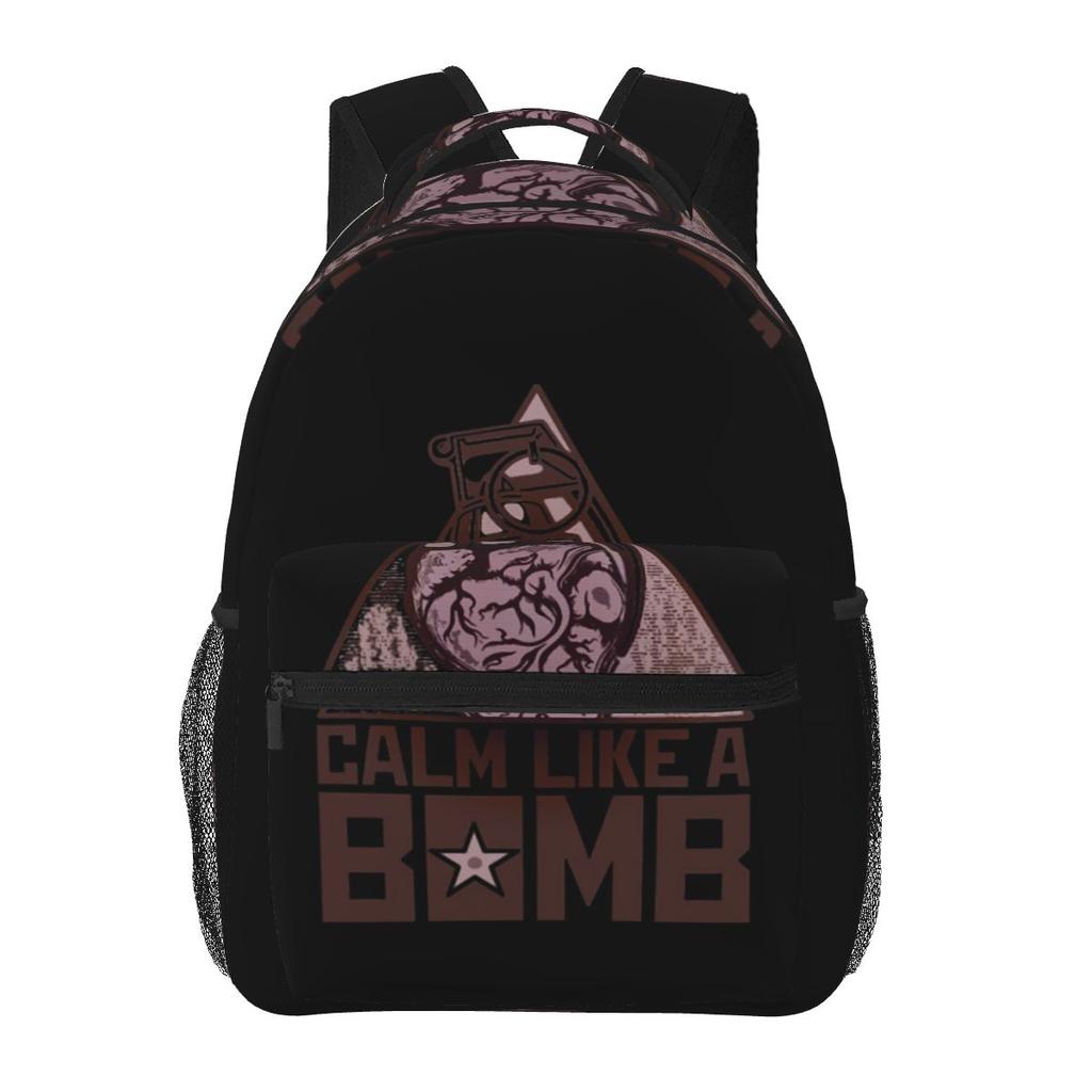 Band Rage Against The Machine Bulls On Parade Mic Backpack Student Boys Girls BookBag School Bag Shoulder Bags for Men Women