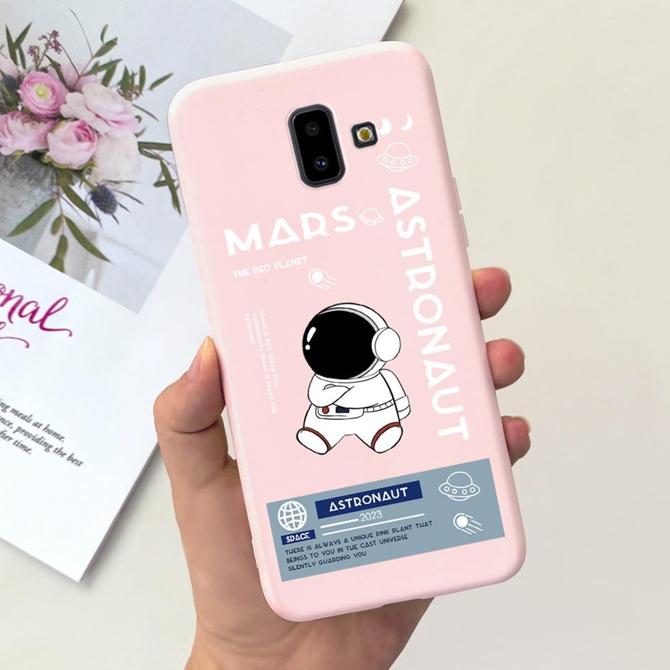 For Samsung Galaxy J4 J6 Plus 2018 Case Popular Flower Soft Silicone Phone Back Cover For Samsung J6Plus J4Plus J610F J415F Capa