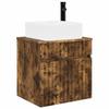 Maison Exclusive - Meuble de lavabo mural Chêne fumé 49 x 41 x 63 cm