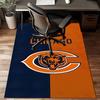 Chicago Bears Logo Rug Game Carpet, Floor Mat for Bedroom Living Room Entryway Rug, Home Decor Idea Gift for Christmas birthday