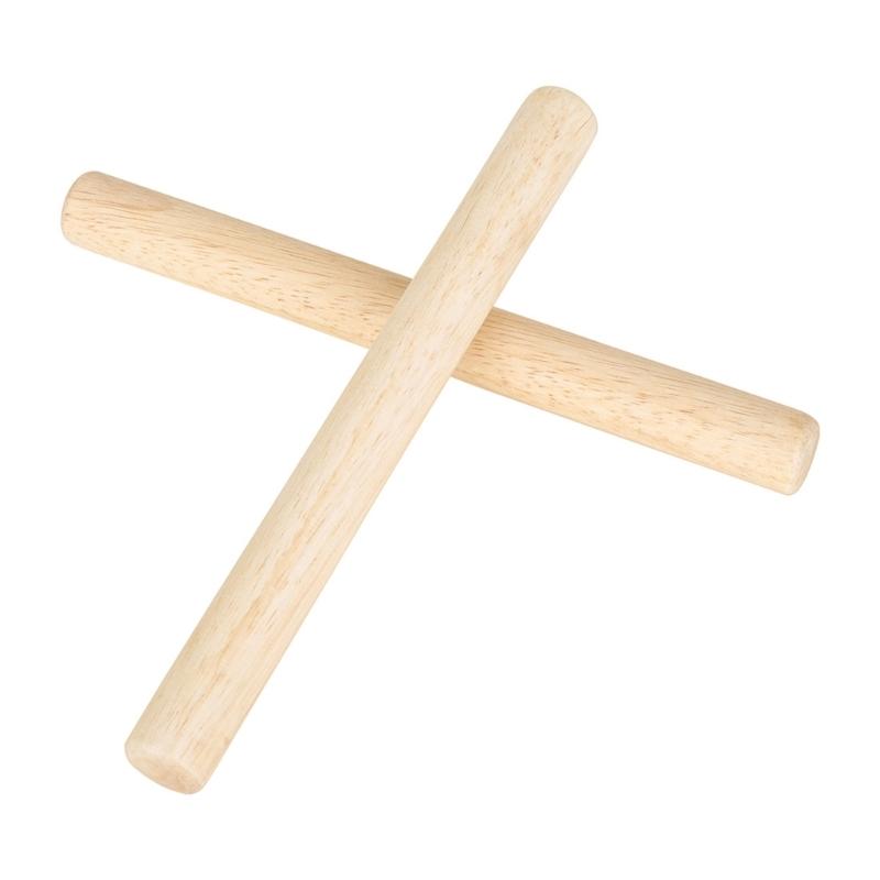 1 Pair Rhythm Music Sticks Wooden Drum Sticks Orff Percussion Instrument Percussion Stick Portable Music Lummi Sticks