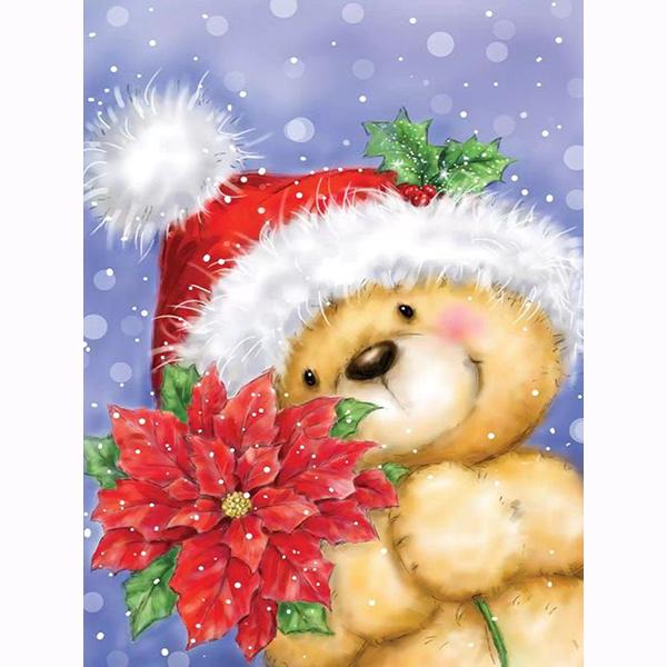 5D DIY Cartoon Santa Claus Diamond Painting Snowman Diamond Embroidery Penguin Diamond Mosaic Polar Bear Art Kit Christmas