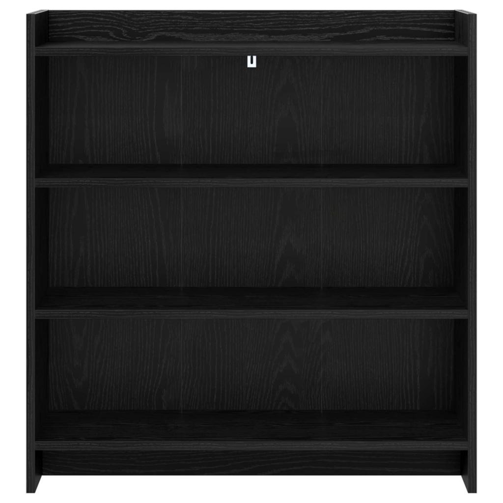 Sideboard in Black Oak Finish 75 x 36 x 80 cm Engineered Wood