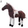3D Simulation Horse Animal Plush Stuffed Doll Kids Toy Room Decor Photo Props
