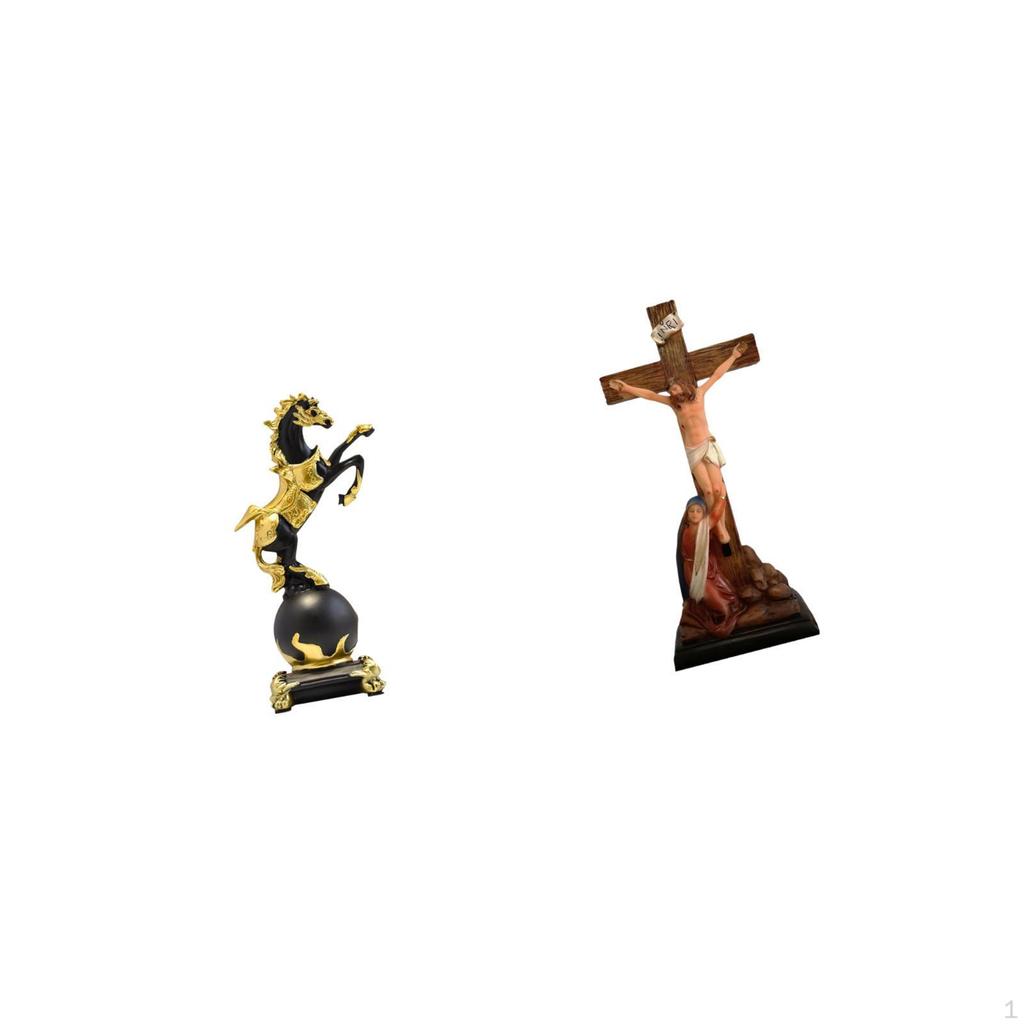 Modern Holy Religious Decorative Animal Sculpture Statue Collection Tabletop Ornament for Bedroom