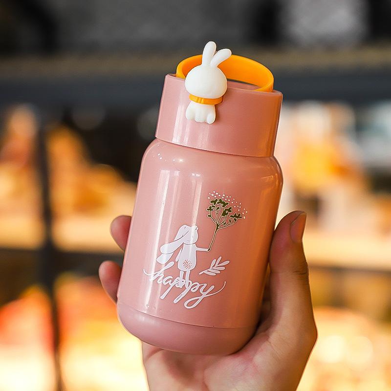 Mini Mini Water Cup, Elf Rabbit Hand Cup, Small Cup, Children's Student Simple and Cute Water Cup