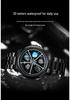 SVJ Men's Double Wheel Hub Watch with 3D Hollow Design and Brake Caliper Style