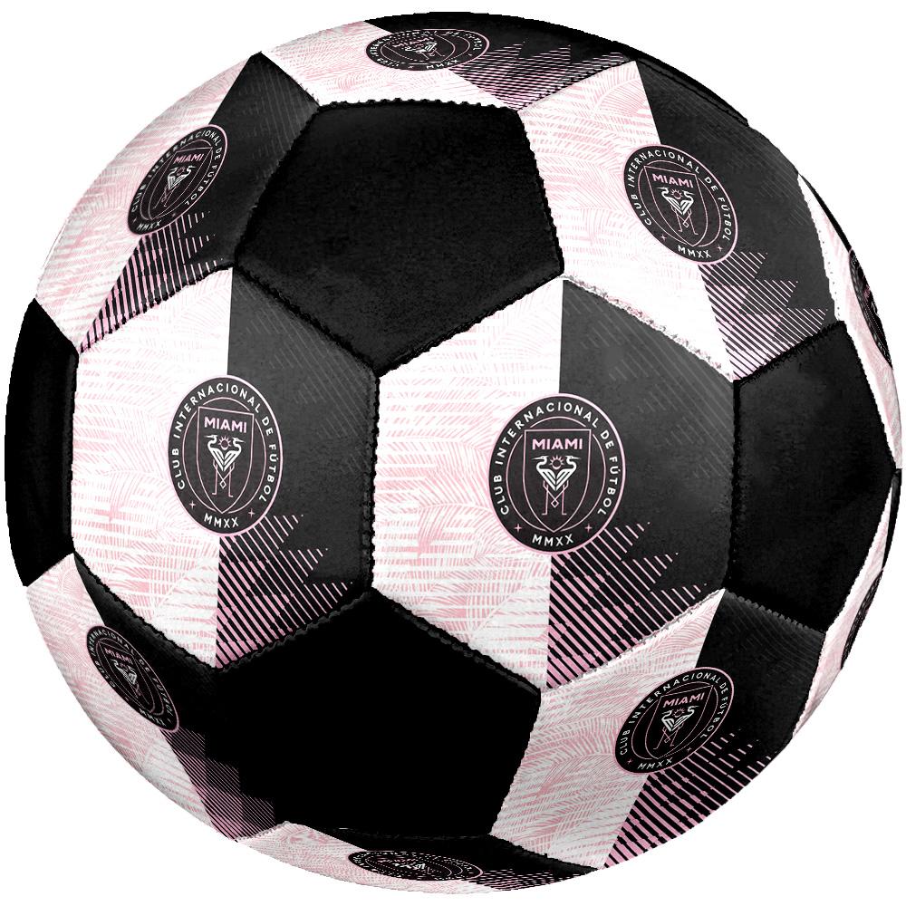 Inter Miami CF Soccer Ball Colorful All Ages Machine Stitched PVC Competition Ready Durable High-Bounce.SIZE5