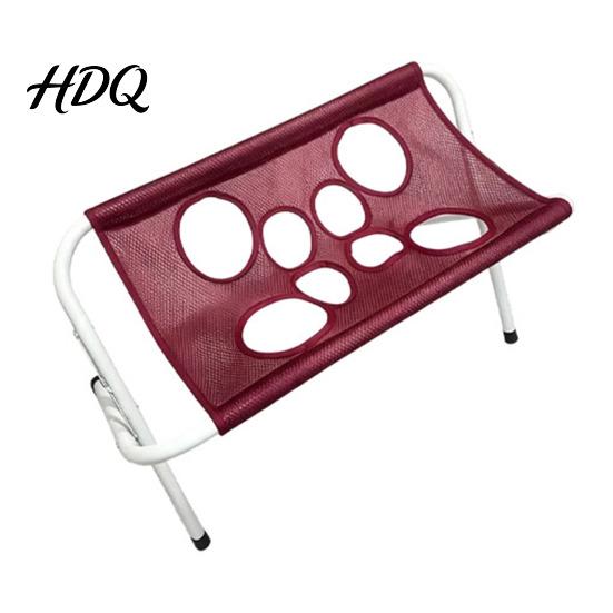Dog Grooming Hammock Stand Stand Foldable Cat Bath 8-Hole Pet Elevated Platform Washing Station for Small Medium Dogs Nail Trimming And Bathing