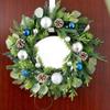 Festival Holiday Wreath Ornament Christmas Wreath Artificial Pine Garlands Festival Wall Hanging for Holiday