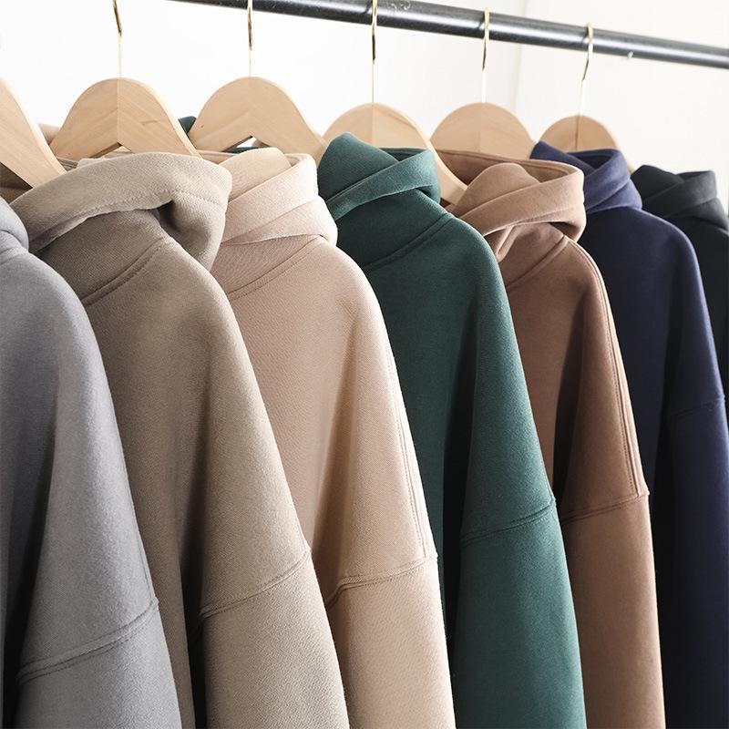 2025 Versatile Solid Color Loose Hooded Sweatshirt for Women - Korean Style Fleece Long Sleeve Jacket (Spring/Autumn)