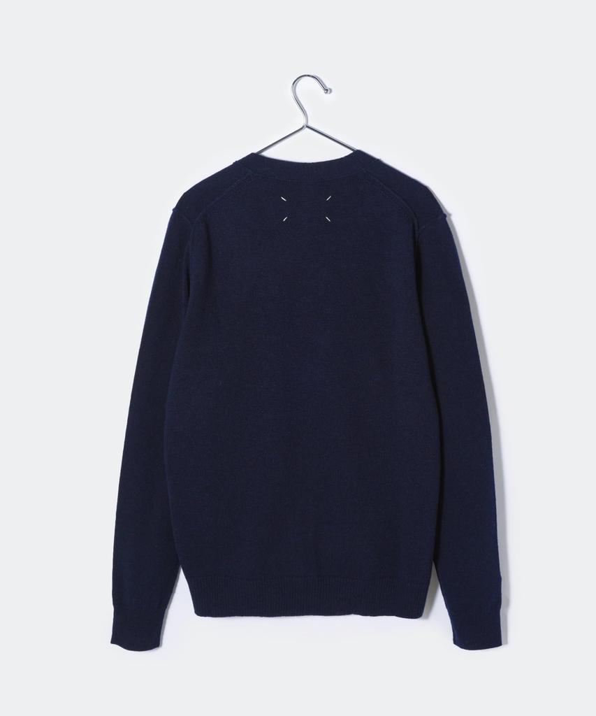Maison Margiela Navy Cardigan SI1HA0011 S17783 Men's [Used]