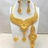 Middle East Jewelry Dubai Saudi Jewelry Bridal Necklace Earrings Ring Bracelet Four-piece Jewelry