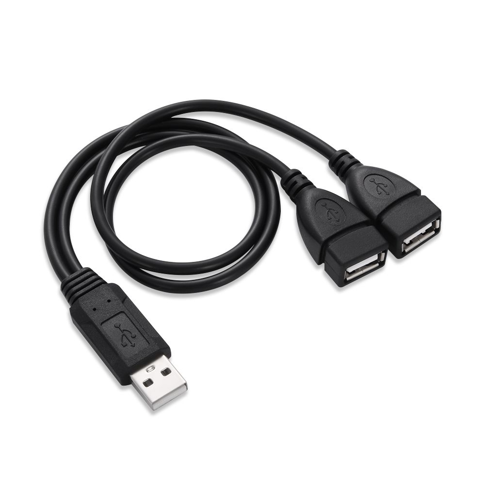 Conector Util de Mare Viteză Hub USB 2.0 Cablu Adaptor Splitter Y Tată la Dual Mamă