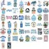 50Pcs Stay Hydrated Graffiti Stickers English Phrase Cartoon Decal Diy Luggage Phone Guitar Scrapbook Waterproof Sticker Kid Toy