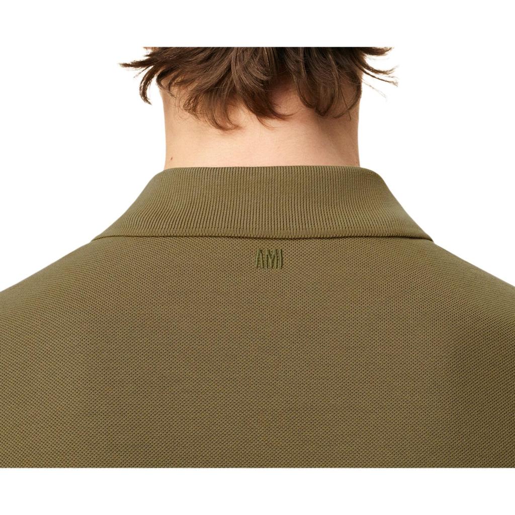 AMIPARIS Logo Embroidered Short Sleeve Polo Shirt Men Tops HPL411760298