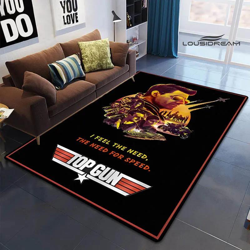 Classic Movie TOP GUN printed Carpet rugs for bedroom area rug living room carpet Outdoor carpet floor mats birthday gift