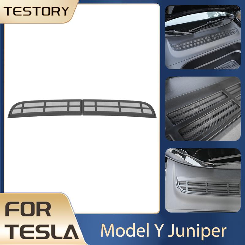 For Tesla Model Y Juniper Accessories Air Inlet Protective Cover Anti-insect Anti-fouling Net for Model Y Juniper 2025 2026