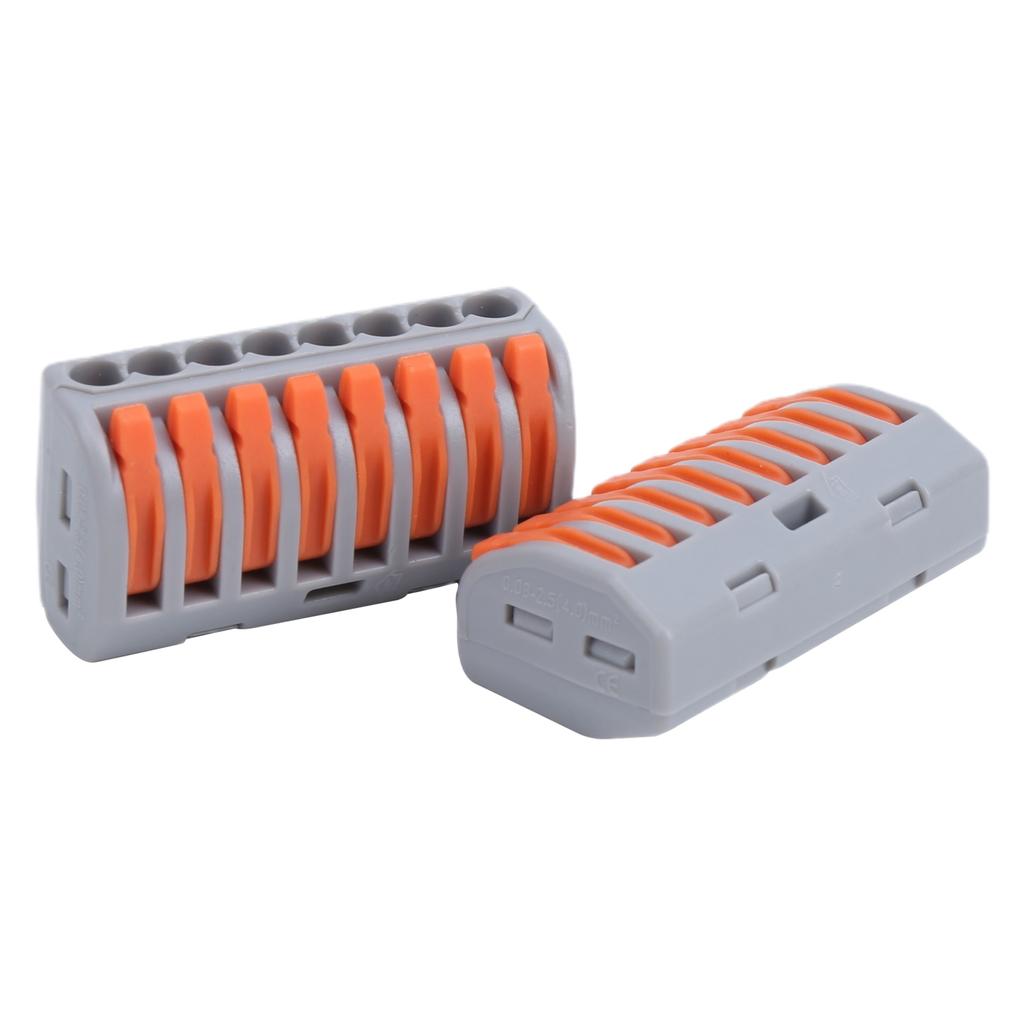 20Pcs Push Wire Wiring Connector  Quick Connect Terminal Blocks PCT-218