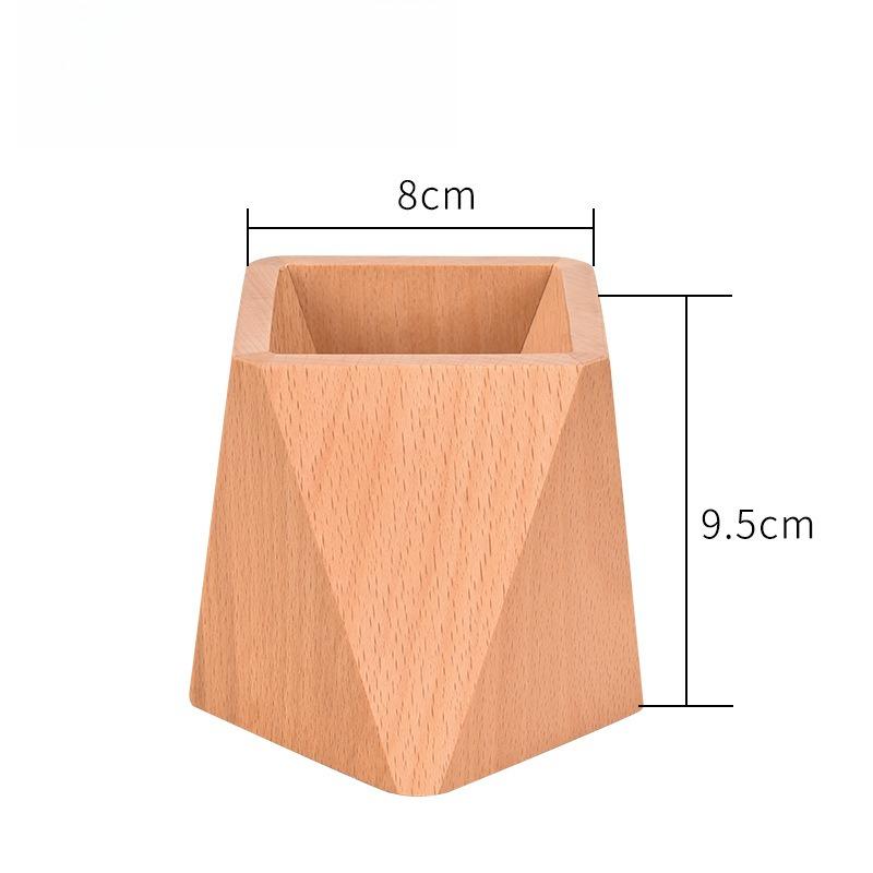 

Small Wooden Desktop Trash Can Elegant Office Waste Bin High-end Minimalist Design